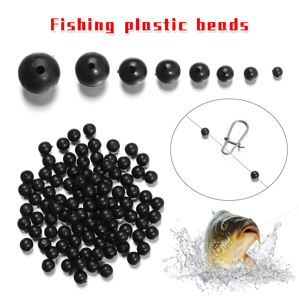Fishing Lure Accessories - 100 Stks/partij Vissen Kralen Ruimte Stop