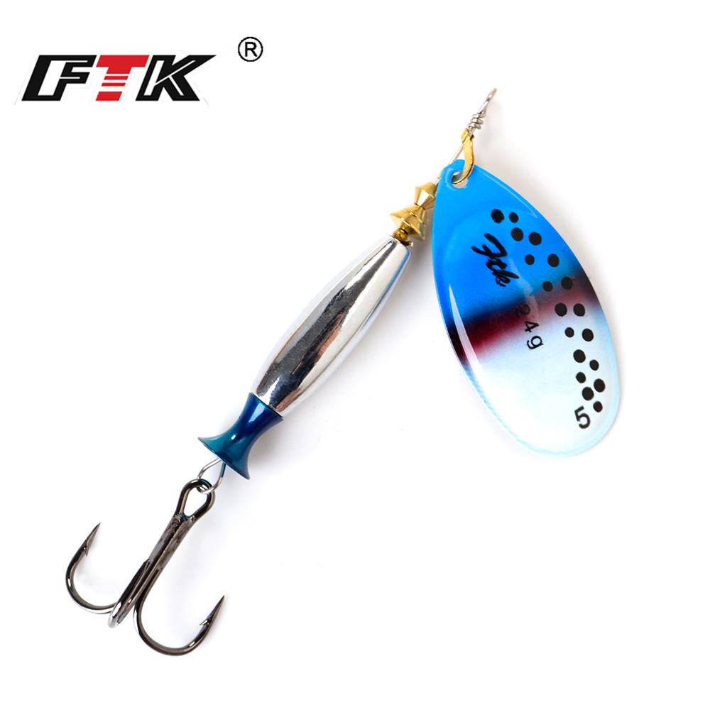 Fishing Lure Spoon - FTK 18g 24g Spinner Aas Harde