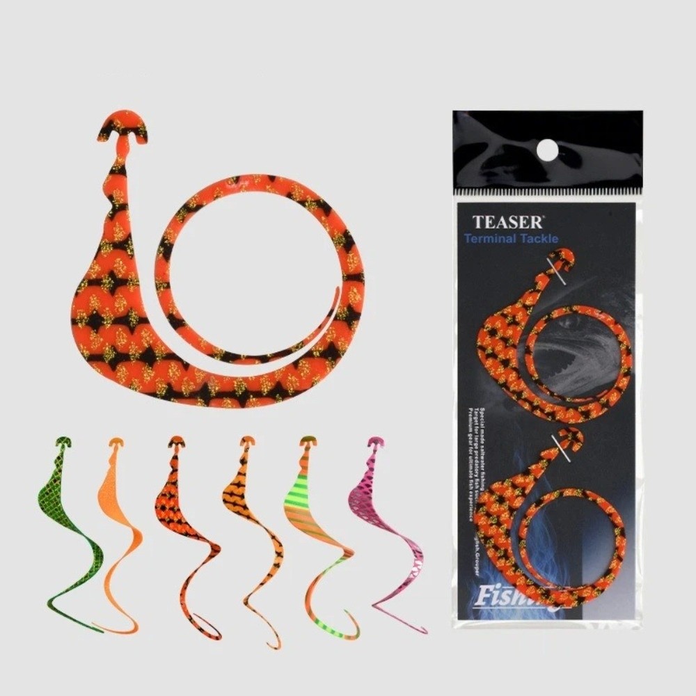 Fishing Lure Accessories - 2 stuks kleurrijk ontworpen zachte rubberen