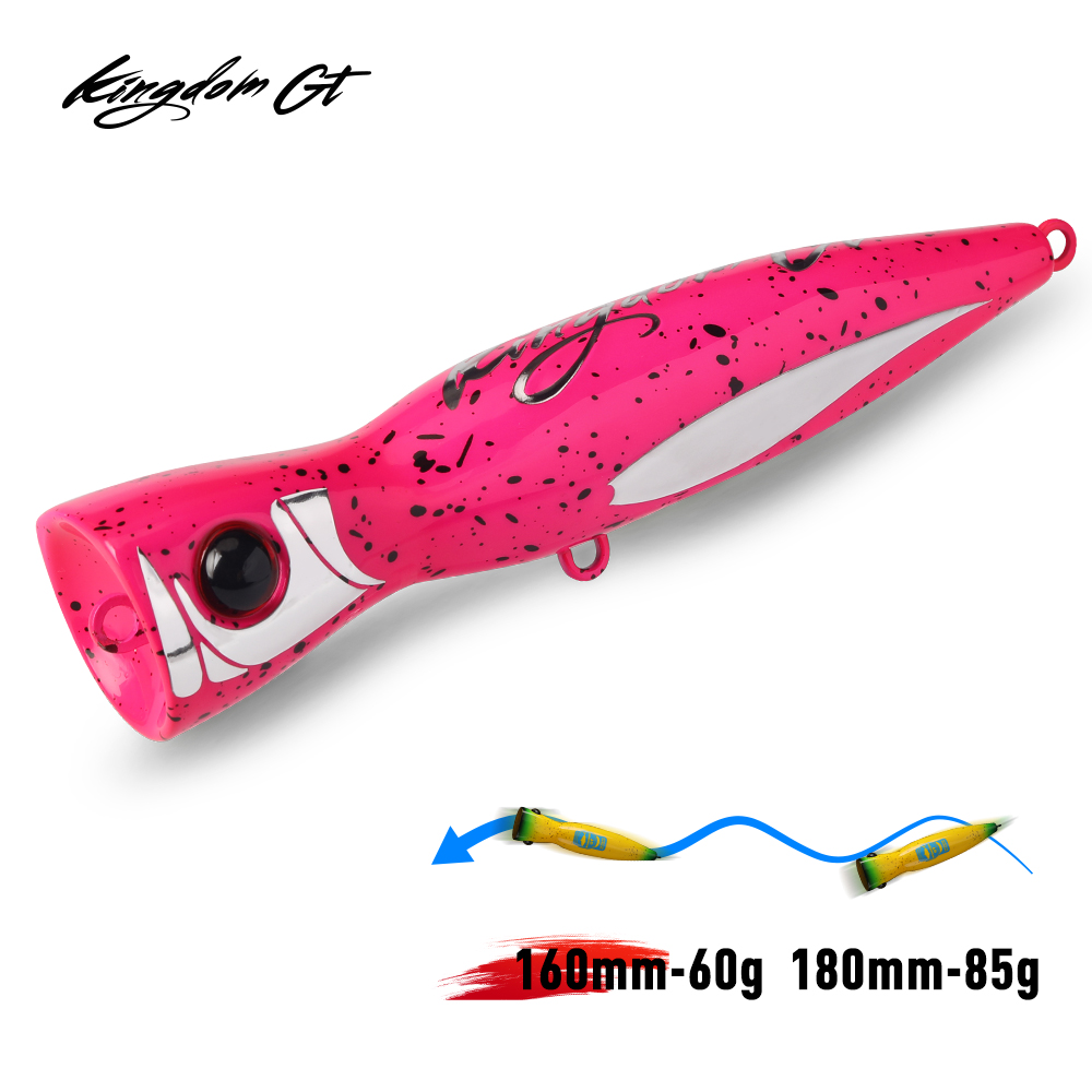 Fishing Lure Buzzbait - Kingdom GT Topwater Popper Aas 60g