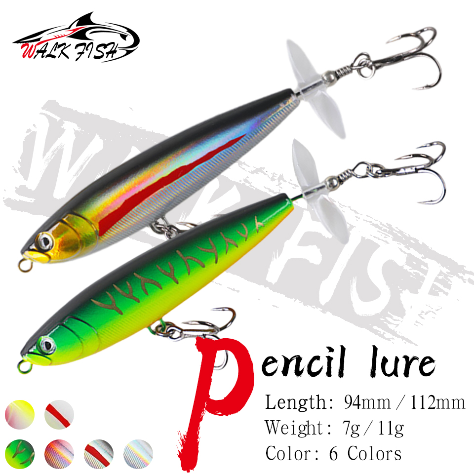 Fishing Lure Buzzbait - WALK FISH 7g/11g Pencil Aas Zoutwater