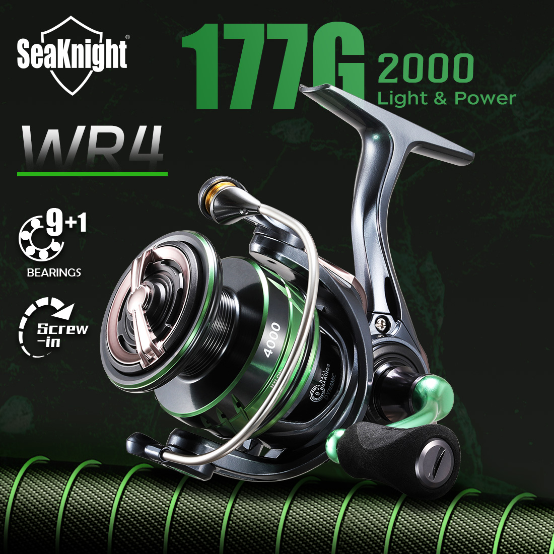 Kastking Reel Zephyr - SeaKnight Merk WR4 Serie 5.2:1 9