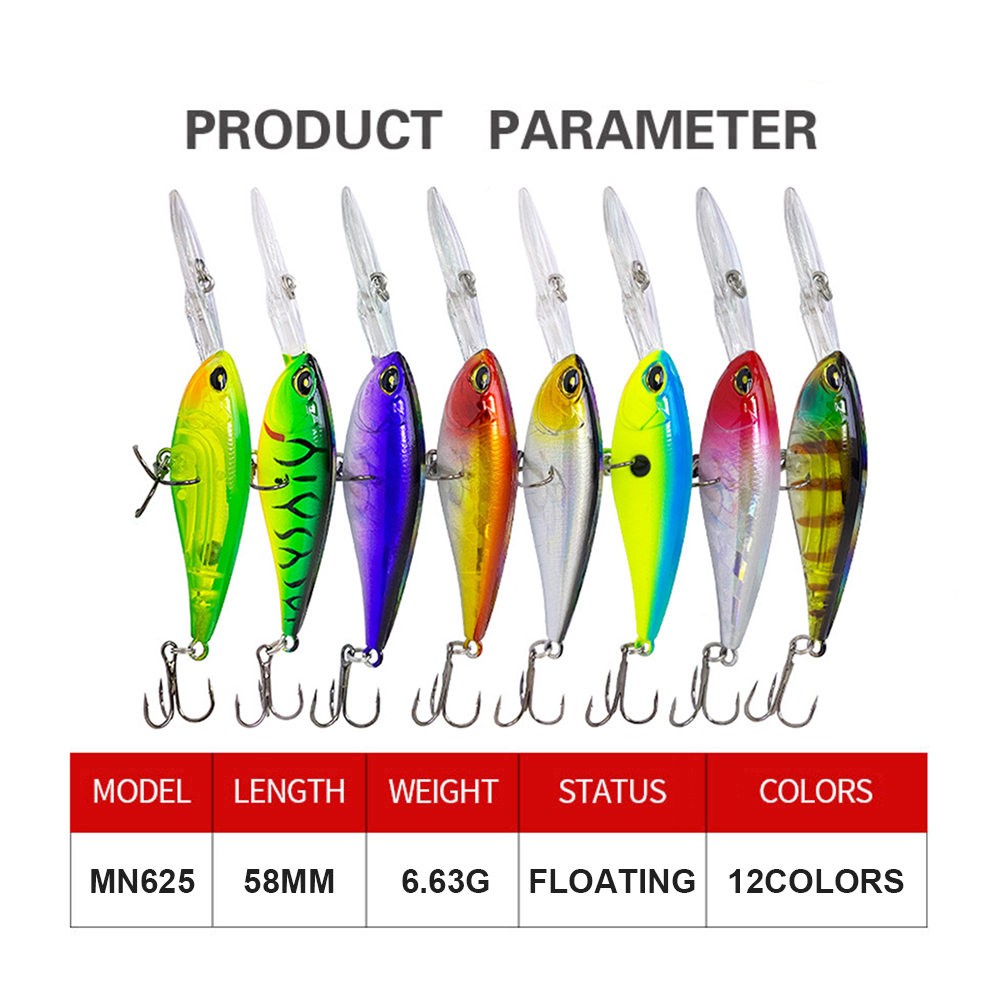 5.8 Cm 6.63G Vissen Lokt Drijv - Fishing Lure Jerkbait recensie en prijs