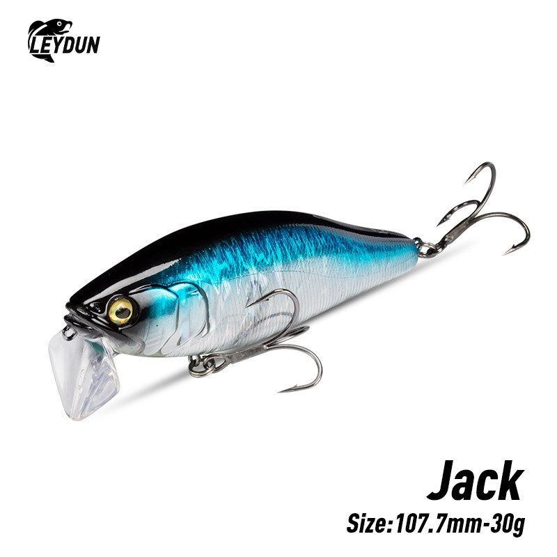 I-JACK Minnow Vissen Lokt 107. - Fishing Lure Jerkbait recensie en prijs