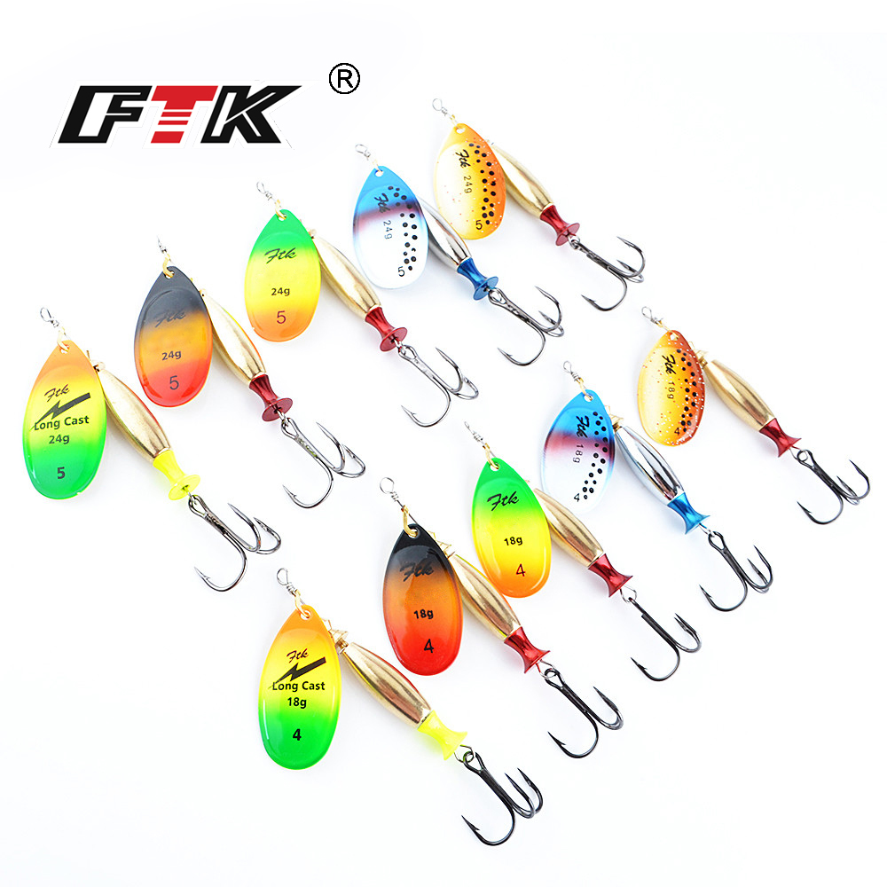 FTK 18g 24g Spinner Aas Harde  - Fishing Lure Spoon recensie en prijs