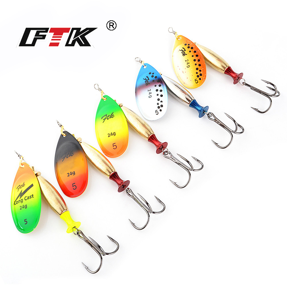 FTK 18g 24g Spinner Aas Harde  - Fishing Lure Spoon recensie en prijs