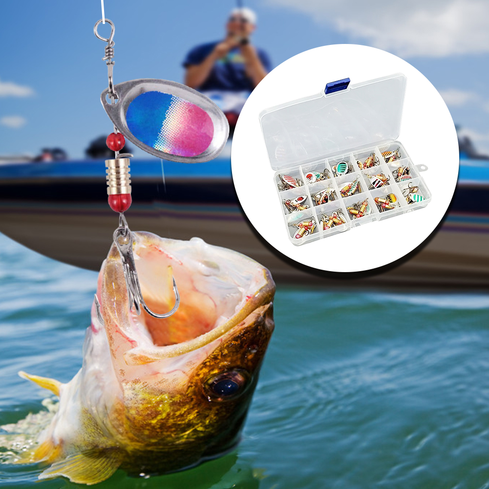 30 stuks metalen lepelspinners - Fishing Lure Spoon recensie en prijs